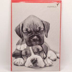 Romance B&W Puppies by Keith Kimberlin Papyrus Card